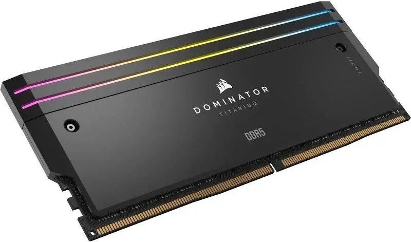 Corsair Dominator Titanium 32 Go Kit 2x16Go DDR5 6000 MHz RGB - vue 2