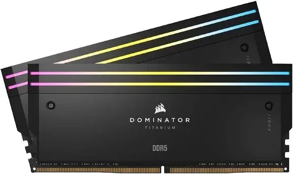 Corsair Dominator Titanium 32 Go Kit 2x16Go DDR5 6000 MHz RGB