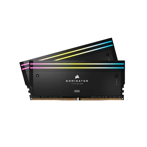 Memoire RAM Corsair Dominator Titanium 32 Go Kit 2x16Go DDR5 6400 MHz
