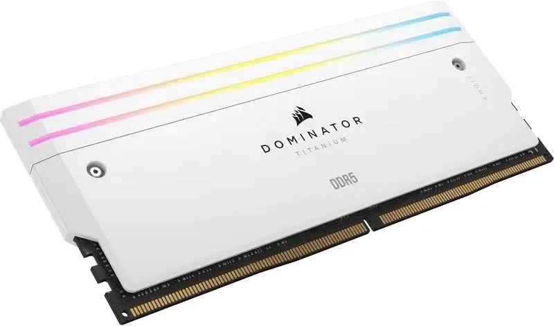 Corsair Dominator Titanium 64 Go Kit 2x32Go DDR5 6400 MHz RGB - vue 5
