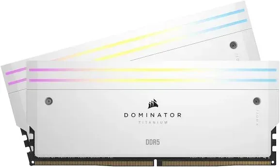 Corsair Dominator Titanium 64 Go Kit 2x32Go DDR5 6400 MHz RGB