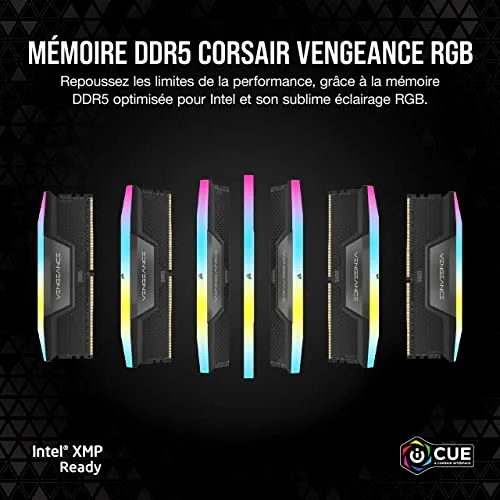 Corsair Vengeance 32 Go Kit 2x16Go DDR5 6000 MHz - vue 2