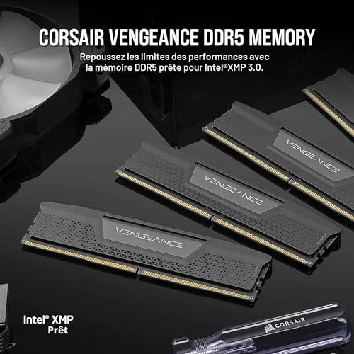 Corsair Vengeance 48 Go Kit 2x24Go DDR5 5600 MHz - vue 2