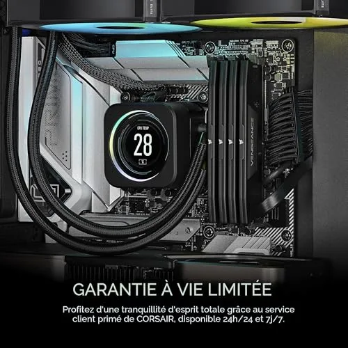 Corsair Vengeance 48 Go Kit 2x24Go DDR5 5600 MHz - vue 6