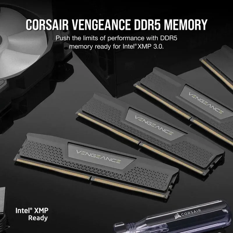 Corsair Vengeance 64 Go Kit 2x32Go DDR5 5600 MHz - vue 5