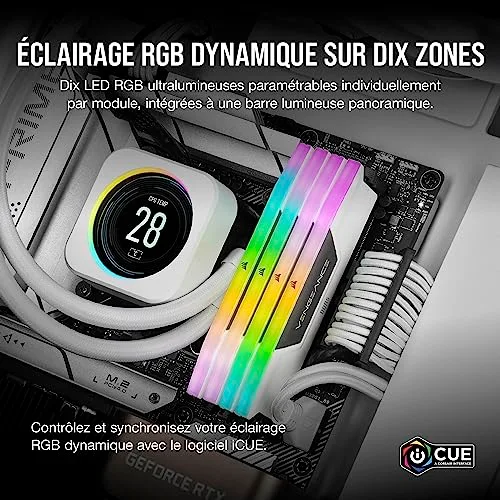 Corsair Vengeance DDR5 32 Go Kit 2x16Go 6400 MHz - vue 4