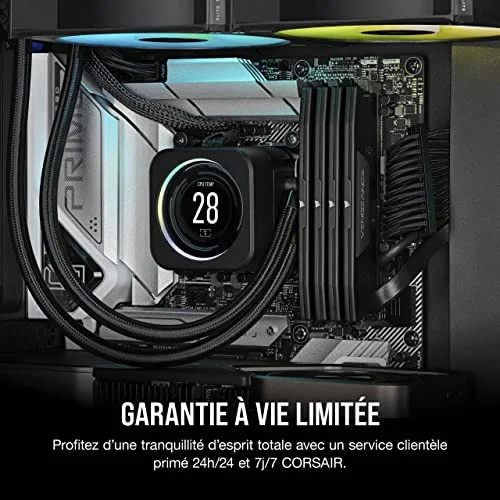 Corsair Vengeance RGB 32 Go Kit 2x16Go DDR5 6000 MHz - vue 6
