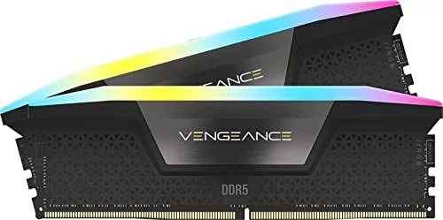 Memoire RAM Corsair Vengeance RGB 32 Go Kit 2x16Go DDR5 6400 MHz