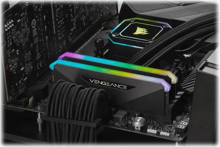 Corsair Vengeance RGB RT 16 Go Kit 2x8Go DDR4 3200 MHz RGB - vue 4