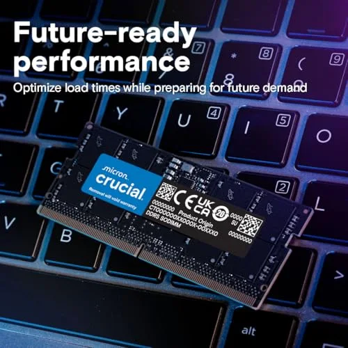 Crucial 32 Go Kit 2x16Go DDR5 4800 MHz - vue 5