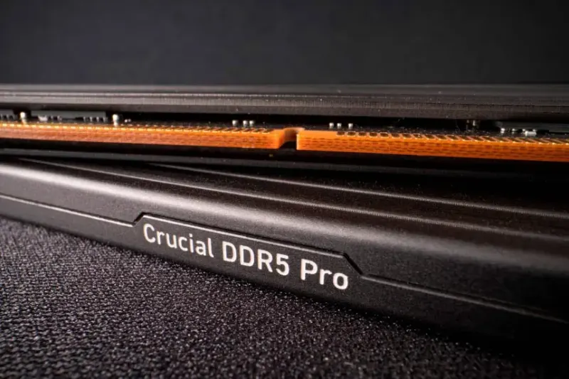 Crucial 32 Go Kit 2x16Go DDR5 5600 MHz - vue 5