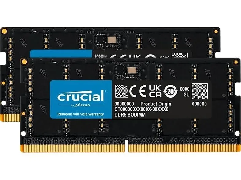 Crucial 64 Go Kit 2x32Go DDR5 4800 MHz