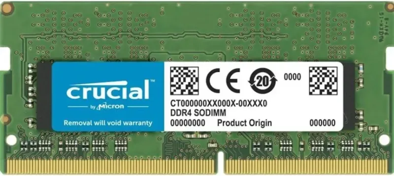Crucial CT2K32G4SFD832A 64 Go Kit 2x32Go DDR4 3200 MHz - vue 2
