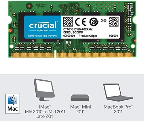 Crucial SO-DIMM 4 Go DDR3 1333 MHz - vue 2