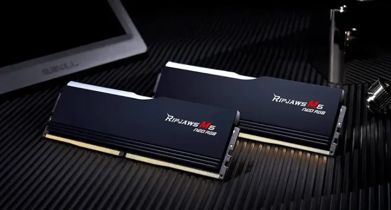 G.Skill 64 Go Kit 2x32Go DDR5 6000 MHz - vue 5