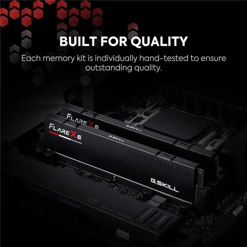 G.Skill DDR5-6000 48 Go Kit 2x24Go DDR5 6000 MHz - vue 5
