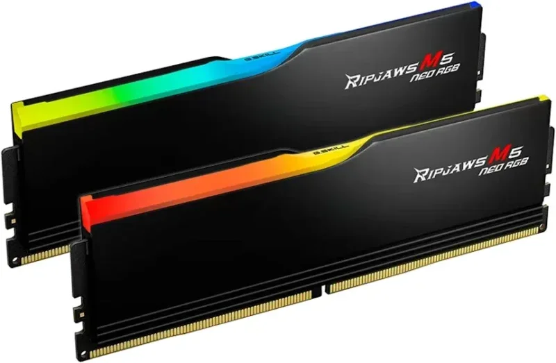 G.Skill Ripjaws M5 Neo RGB 64 Go Kit 2x32Go DDR5 6000 MHz - vue 2