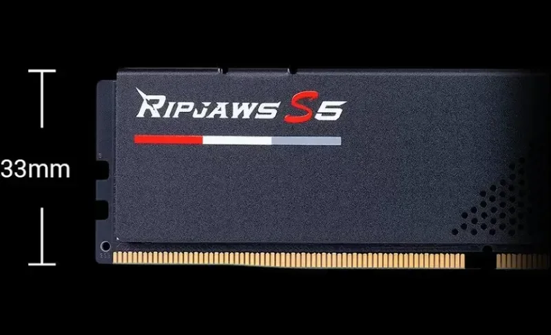 G.Skill Ripjaws S5 48 Go Kit 2x24Go DDR5 5200 MHz - vue 5