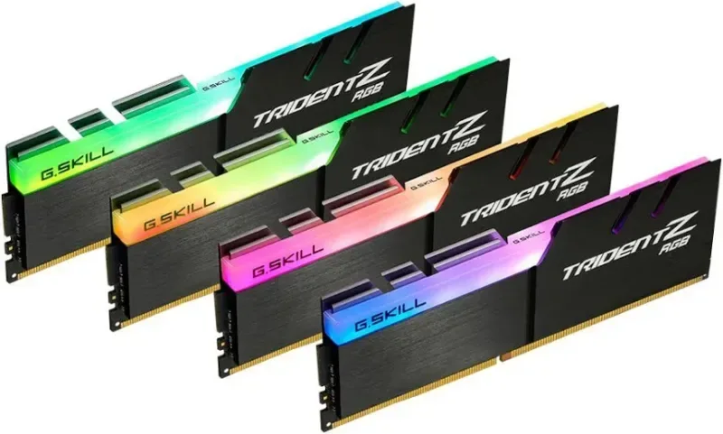 G.Skill Trident Z RGB 64 Go Kit 4x16Go DDR4 3200 MHz - vue 2