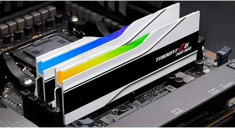 G.Skill Trident Z5 Neo RGB 32 Go Kit 2x16Go DDR5 6400 MHz - vue 3