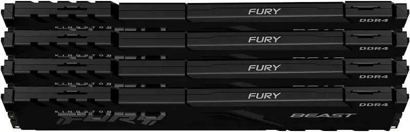 Kingston FURY Beast 128 Go Kit 4x32Go DDR4 3200 MHz - vue 2