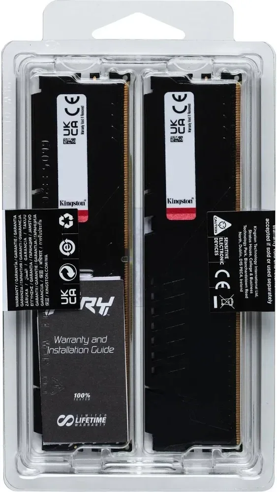 Kingston FURY Beast 128 Go Kit 4x32Go DDR5 5600 MHz - vue 5
