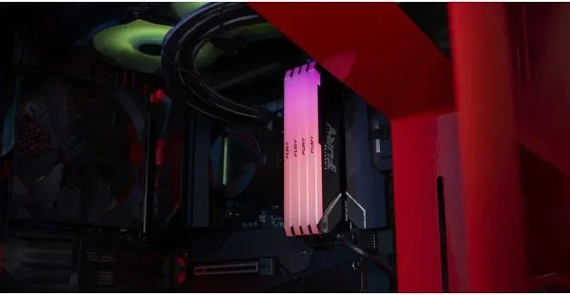 Kingston Fury Beast 16 Go DDR4 3200 MHz RGB - vue 3