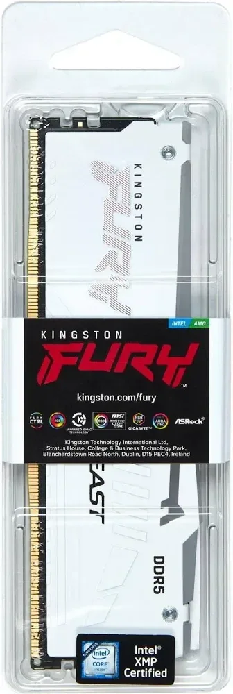 Kingston Fury Beast 16 Go DDR5 6000 MHz RGB - vue 3
