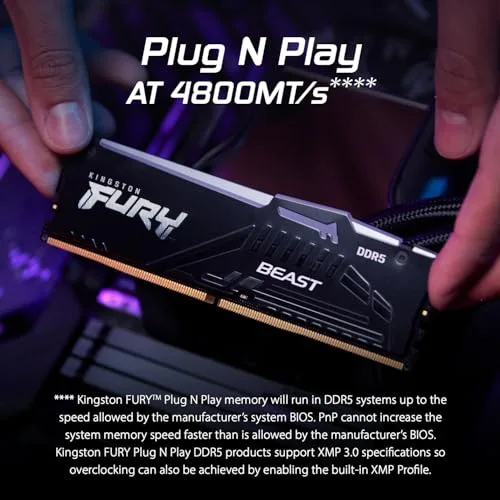 Kingston Fury Beast 16 Go DDR5 6000 MHz RGB - vue 7