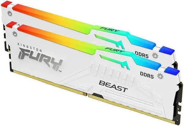 Kingston Fury Beast 16 Go Kit 2x8Go DDR5 5200 MHz RGB - vue 2