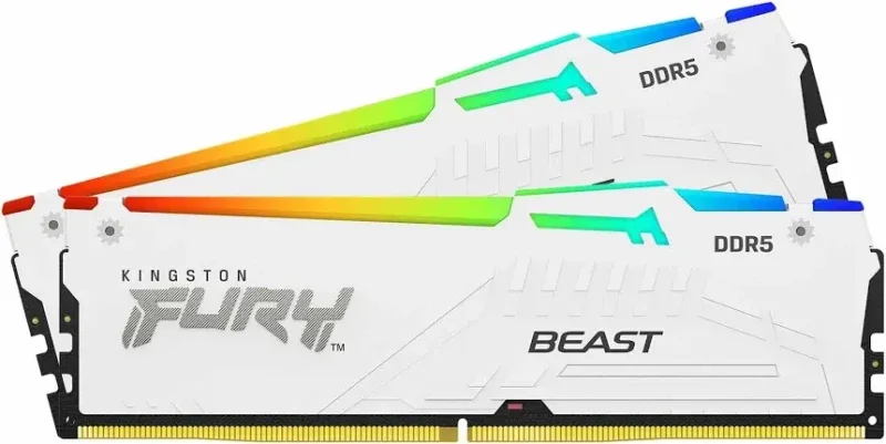 Kingston Fury Beast 16 Go Kit 2x8Go DDR5 5200 MHz RGB - vue 4