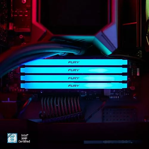 Kingston Fury Beast 32 Go Kit 2x16Go DDR4 3200 MHz RGB - vue 4