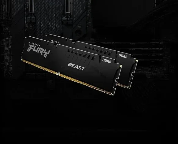 Kingston Fury Beast 32 Go Kit 2x16Go DDR5 6800 MHz - vue 4