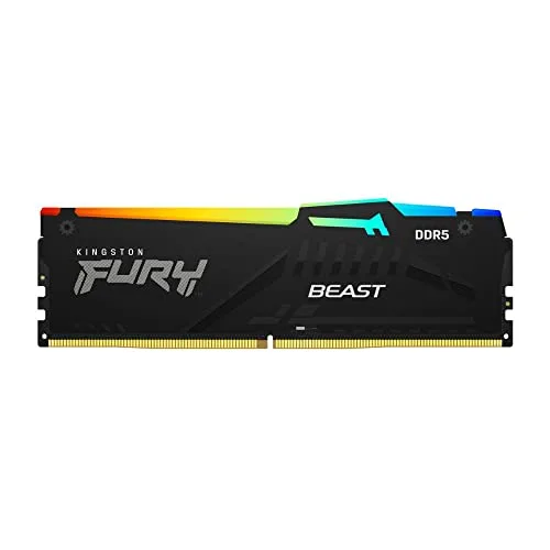 Kingston Fury Beast RGB 128 Go Kit 4x32Go DDR5 5200 MHz - vue 2