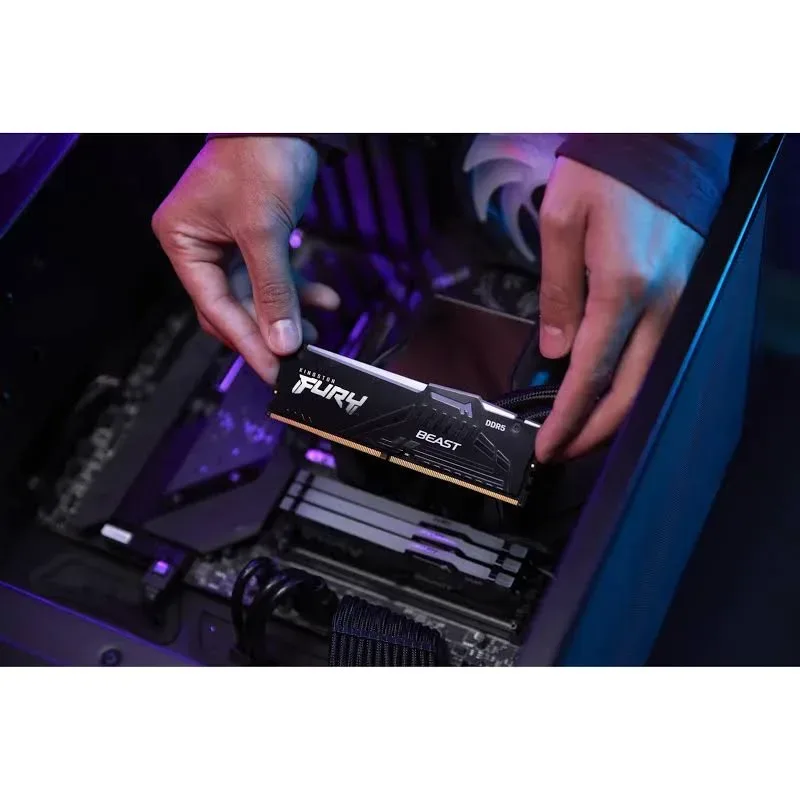 Kingston Fury Beast RGB 16 Go DDR5 5200 MHz - vue 5