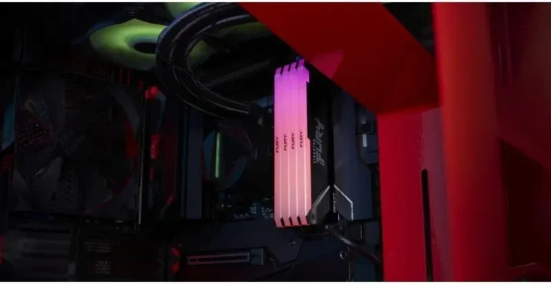 Kingston Fury Beast RGB 16 Go Kit 2x8Go DDR4 3600 MHz - vue 4