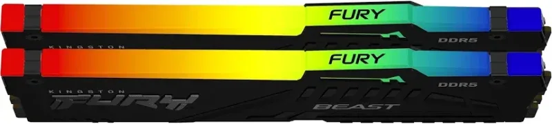 Kingston Fury Beast RGB 16 Go Kit 2x8Go DDR5 5200 MHz - vue 3