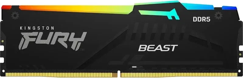 Kingston Fury Beast RGB 16 Go Kit 2x8Go DDR5 5600 MHz - vue 3
