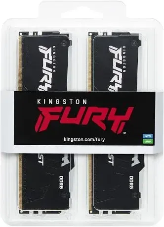 Kingston Fury Beast RGB 16 Go Kit 2x8Go DDR5 6000 MHz - vue 5