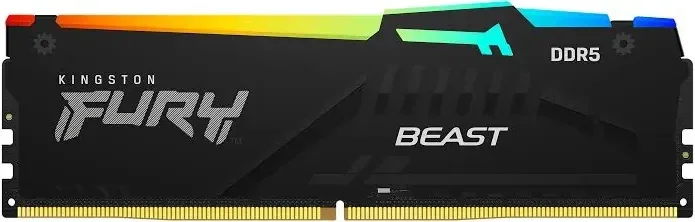 Kingston Fury Beast RGB 32 Go Kit 2x16Go DDR5 5600 MHz - vue 5