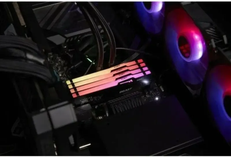 Kingston Fury Beast RGB 32 Go Kit 2x16Go DDR5 6000 MHz - vue 4