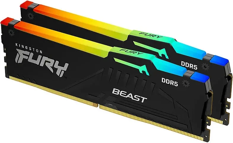 Kingston Fury Beast RGB 32 Go Kit 2x16Go DDR5 6000 MHz