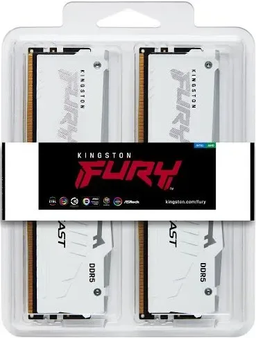 Kingston Fury Beast RGB 64 Go Kit 2x32Go DDR5 6000 MHz - vue 4