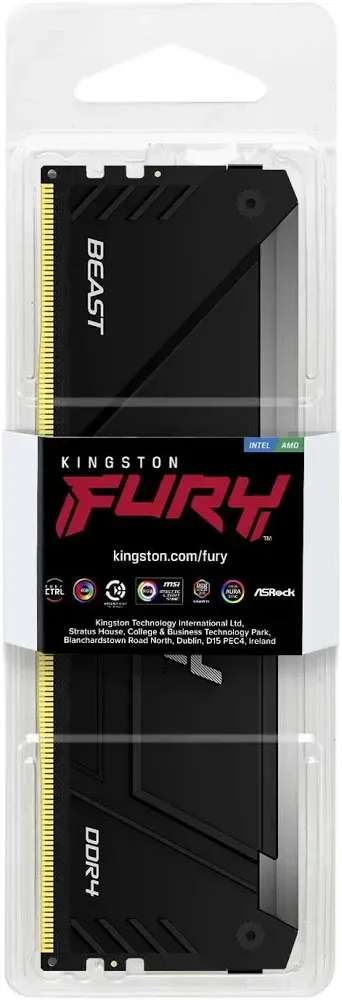 Kingston Fury Beast RGB 8 Go DDR4 3600 MHz - vue 2