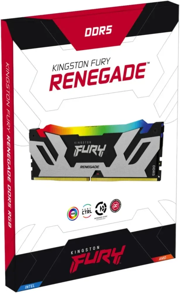 Kingston Fury Renegade RGB 32 Go Kit 2x16Go DDR5 6400 MHz - vue 4