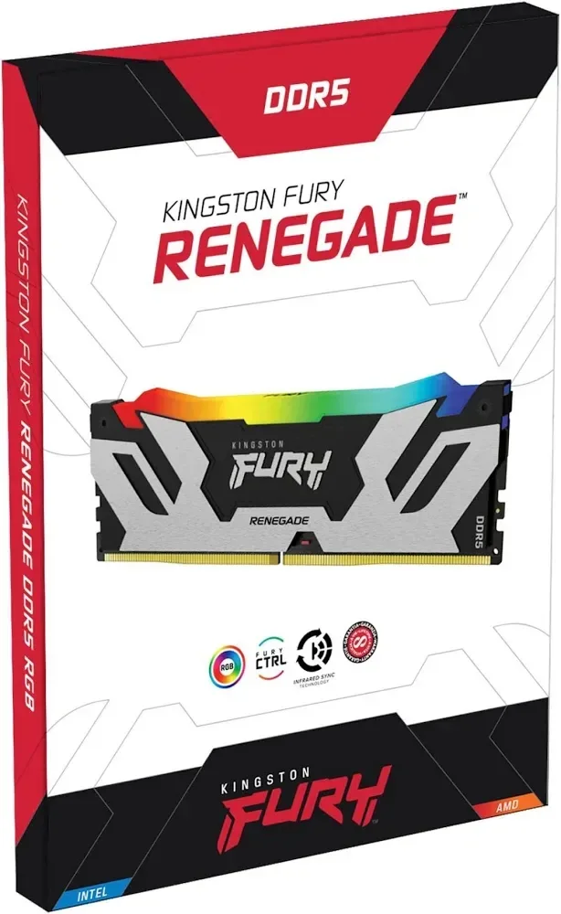 Kingston Fury Renegade RGB 96 Go Kit 2x48Go DDR5 6000 MHz - vue 4