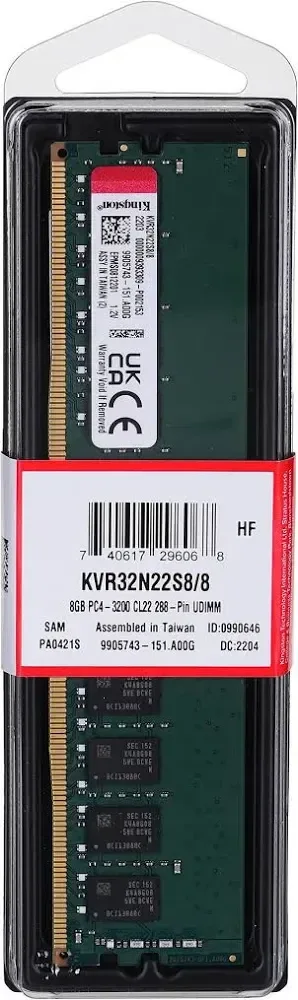 Kingston ValueRAM 8 Go DDR4 3200 MHz - vue 5