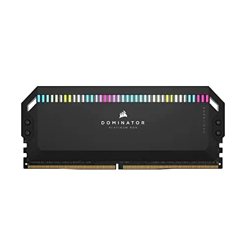 Corsair Dominator Platinum RGB 32Go DDR5 7200 CL34 Noir