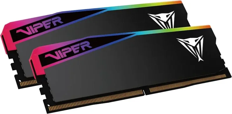 Patriot Viper Elite 5 Ultra 32 Go Kit 2x16Go DDR5 6400 MHz RGB - vue 3