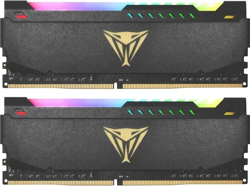 Patriot Viper Steel 16 Go Kit 2x8Go DDR4 3200 MHz RGB - vue 2